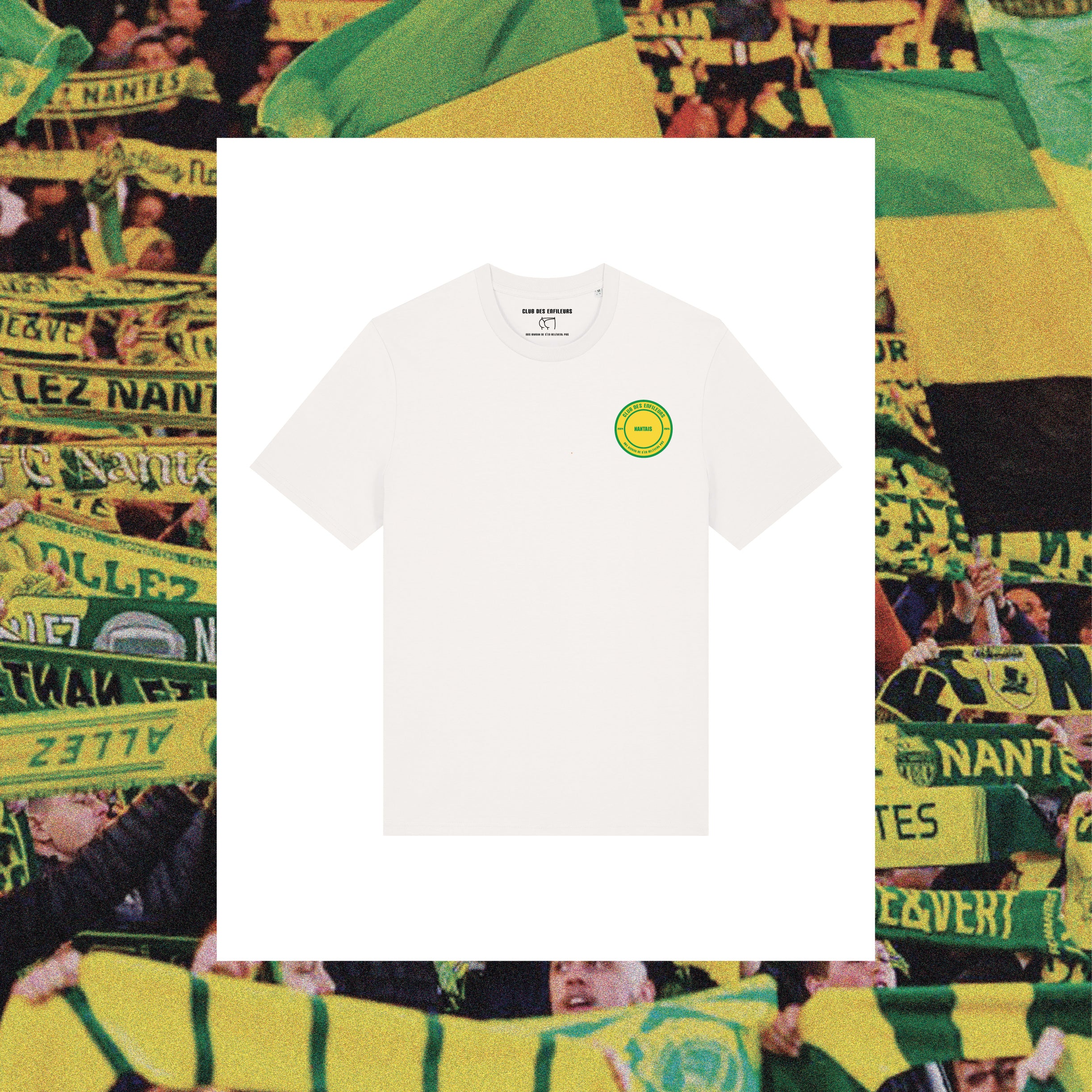 T-Shirt Nantes : "Angers, votre stade, un mouchoir à côté de notre Beaujoire" - Club des Enfileurs