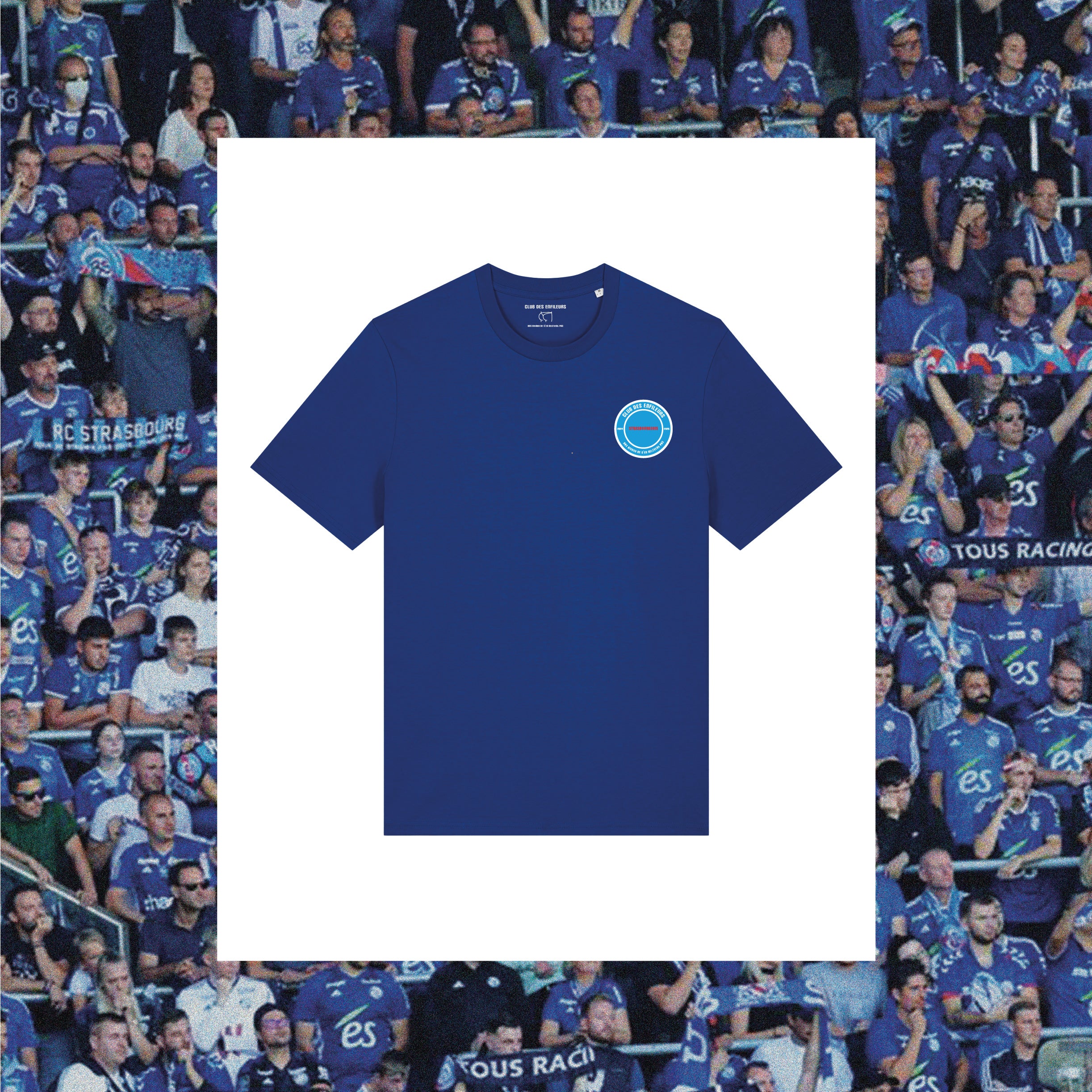 T-Shirt Strasbourg "Reims, on t'enfile avec ou sans bulles." - Club des Enfileurs