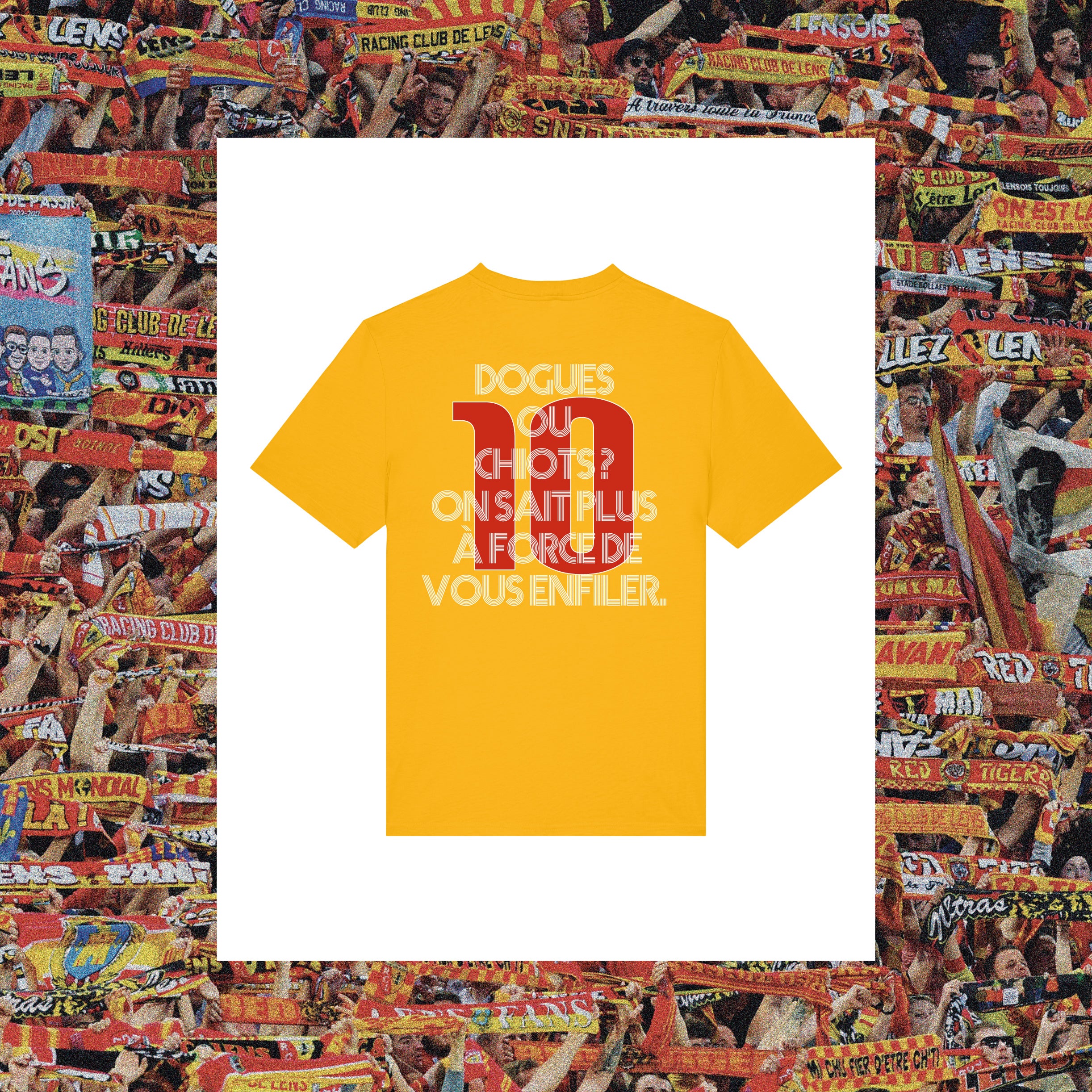 T-Shirt Lens : "Dogues ou chiots ? On sait plus a force de vous enfiler" - Club des Enfileurs