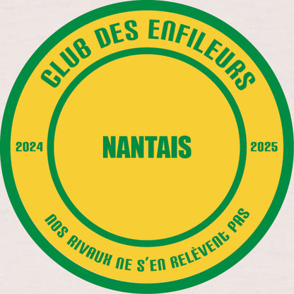 T-Shirt Nantes : "On t'enfile Rennes, comme on tartine nos galettes" - Club des Enfileurs