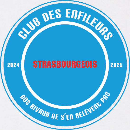 T-Shirt Strasbourg "Reims, on t'enfile avec ou sans bulles." - Club des Enfileurs