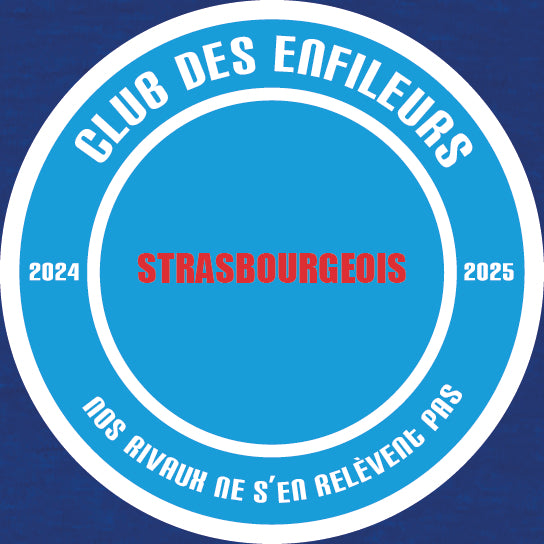 T-Shirt Strasbourg "Reims, on t'enfile avec ou sans bulles." - Club des Enfileurs