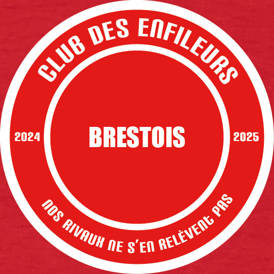 T-Shirt Brest "Rennes on vous enfile, comme nos marins enfilent leurs cirés." - Club des Enfileurs