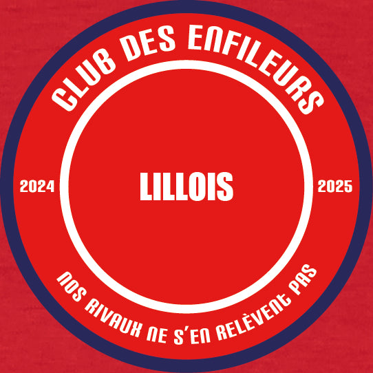 T-Shirt Lille : "Lens, on t’enfile et sans frites" - Club des Enfileurs