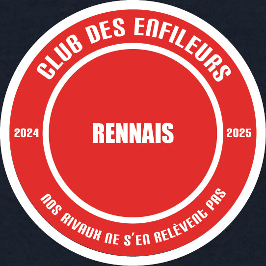 T-Shirt Rennes "Brest, vos supporters sont comme vos mouettes, bruyants mais inutiles." - Club des Enfileurs