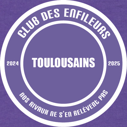 T-Shirt Toulouse : "Bordeaux t'as que du rouge, nous on a les tripes." - Club des Enfileurs